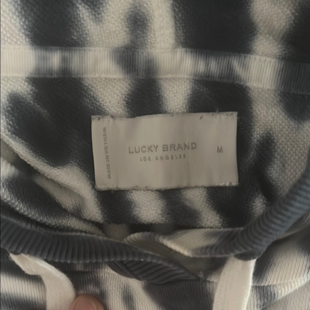Lucky Brand Monochrome Tie-Dye Hoodie - Picture 2 of 3